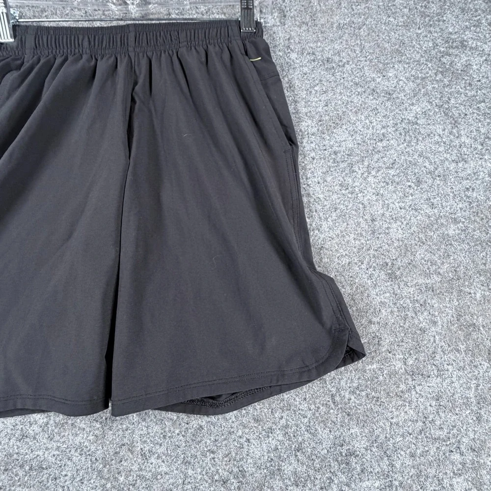 All In Motion Athletic Shorts Girls L(10/12) Black Stretch Elastic Waist Running